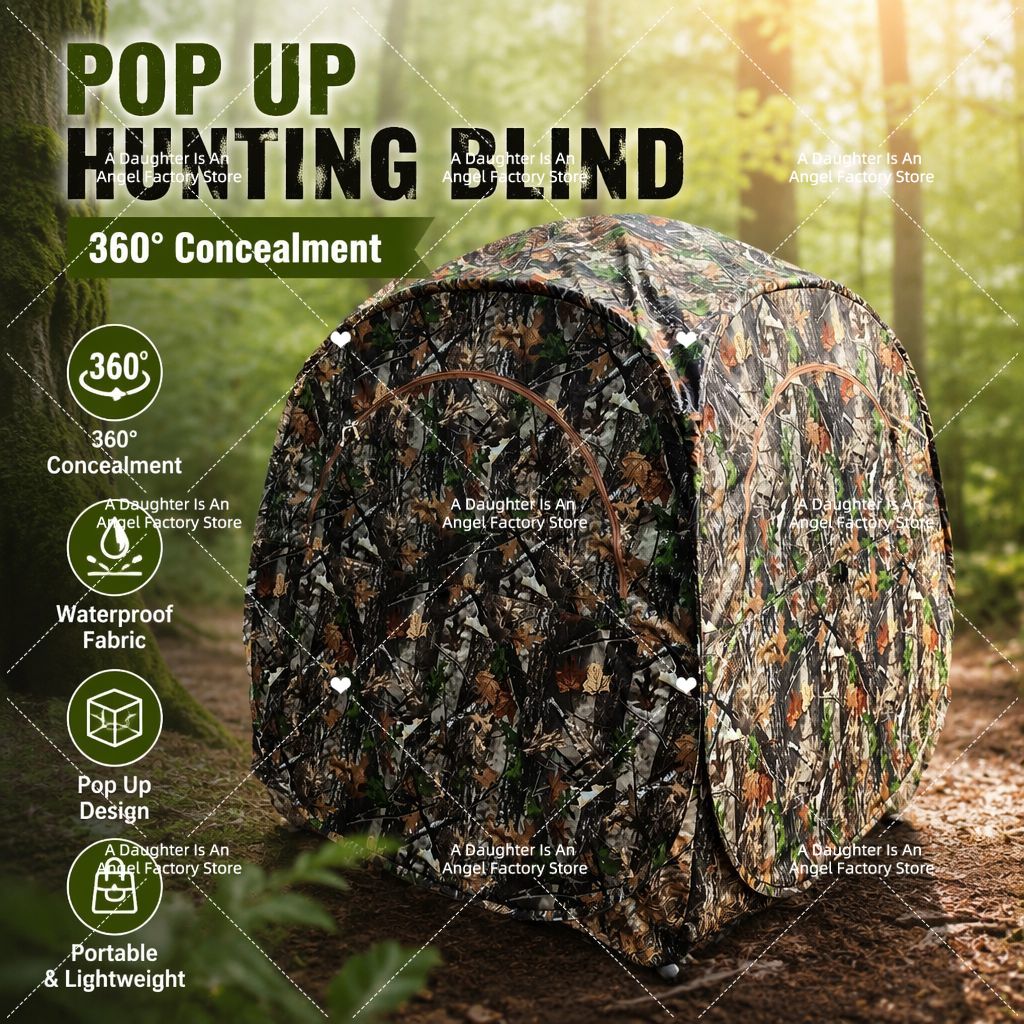 Hunting And Camping In Forest - Outdoor Camping Camouflage Camouflage Bird Watching
