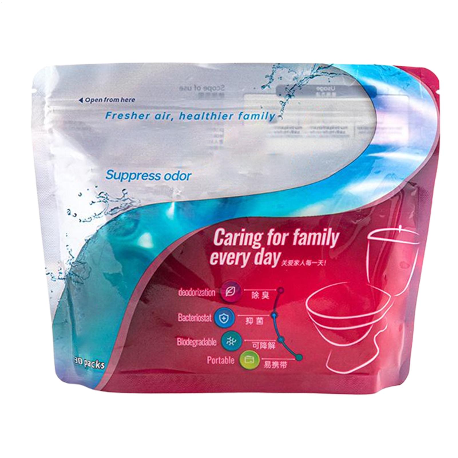 Outdoor Hunting Toilet - Toilet Absorbent Powder 30 Pieces Camping