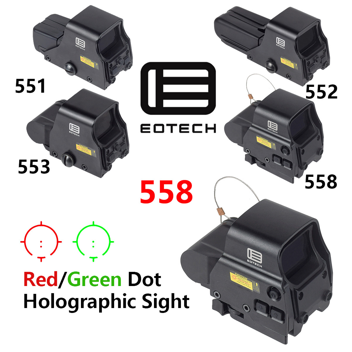 Outdoor Hunting Rifle - Eotech 551 552 553 558 Holographic