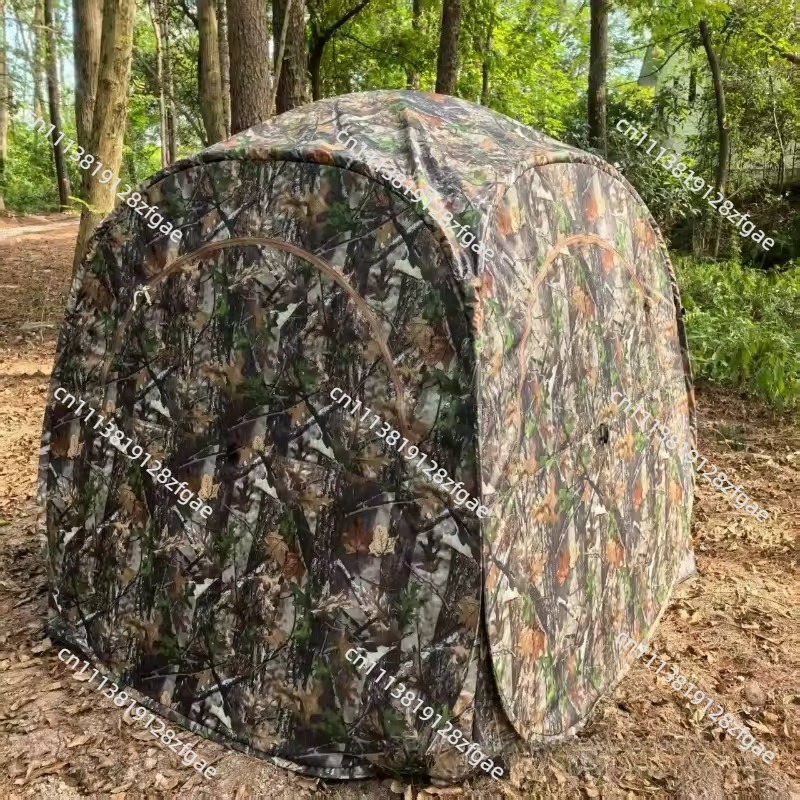 Hunting And Camping In Forest - Outdoor Camping Camouflage Camouflage Bird Watching