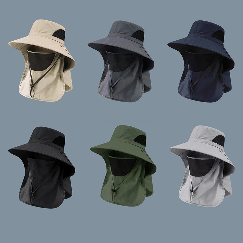 Mens Outdoor Hunting Hats - Summer Sun Hats UV Protection Outdoor