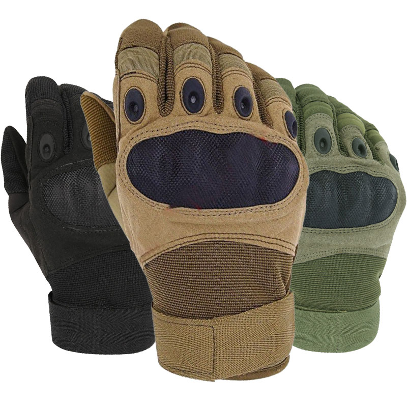 Hunting Outdoor Logos - Custom Logo Full-finger Tactical Gloves Outdoor