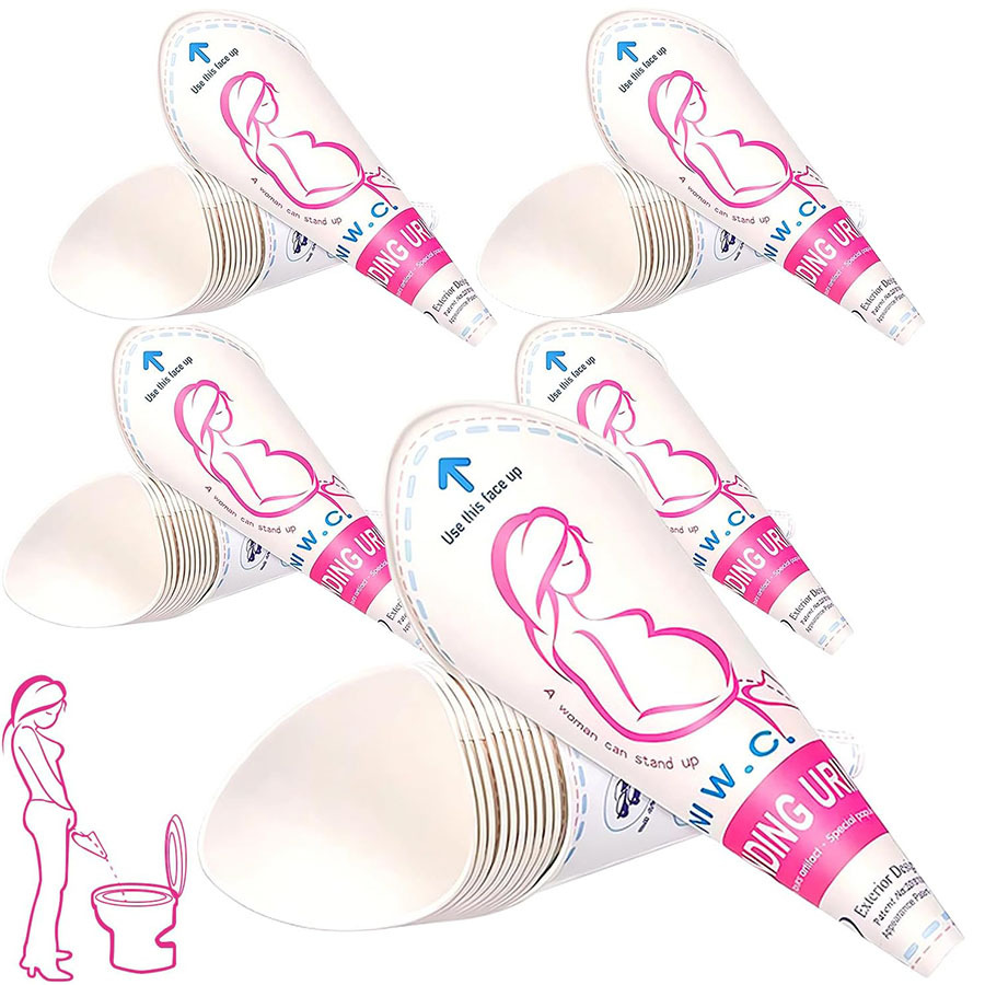 Outdoor Hunting Toilet - 6/12/24pcs Disposable Female Urination Device Portable
