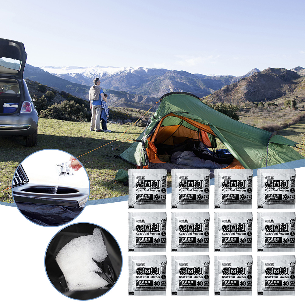 48Pcs Portable Toilet Powder E - огляд і ціна Outdoor Hunting Toilet