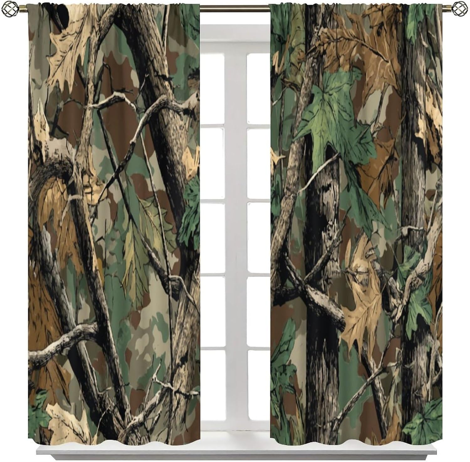 Forest Camouflage Curtains, Fo - огляд і ціна Hunting And Camping In Forest