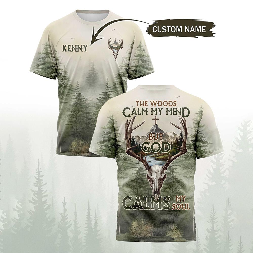 Men Vintage Forest Bear Print  - огляд і ціна Hunting And Camping In Forest