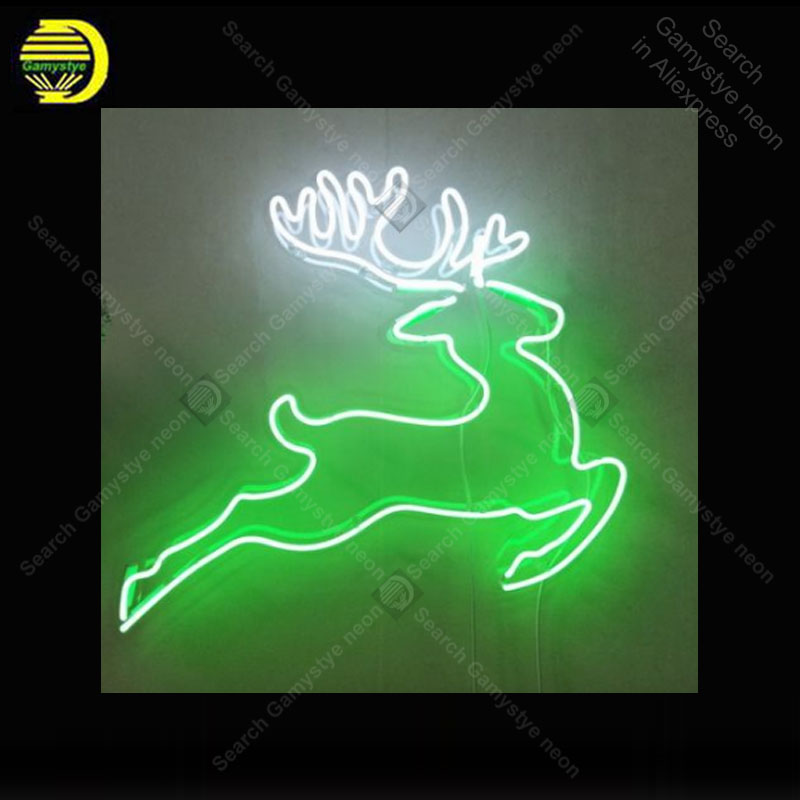 Neon Sign for Deer Running Sho - огляд і ціна Hunting Outdoor Shop
