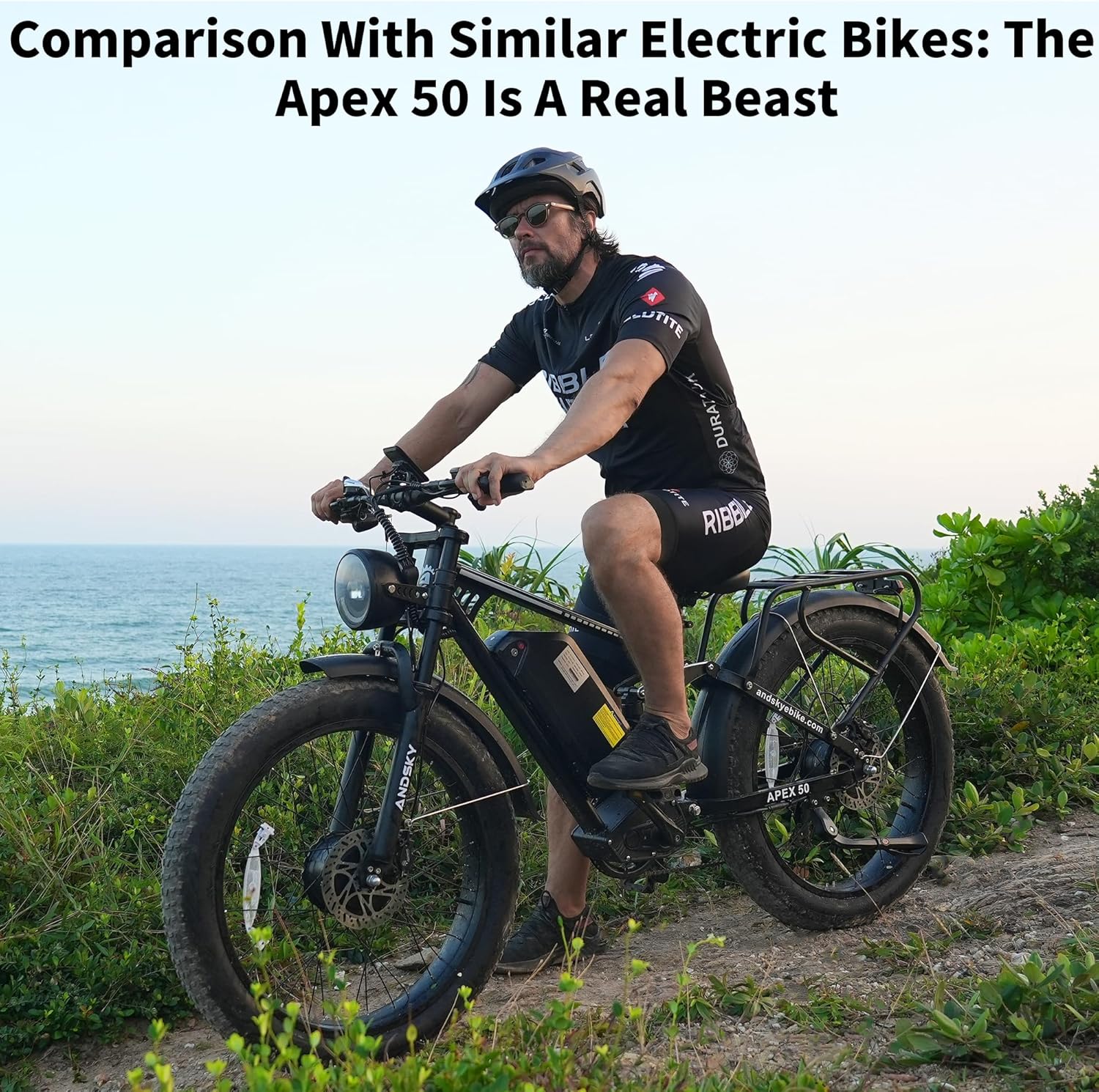 ANDSKY Apex50 AWD Electric Bik - огляд і ціна Outdoor Hunting Electric Bike