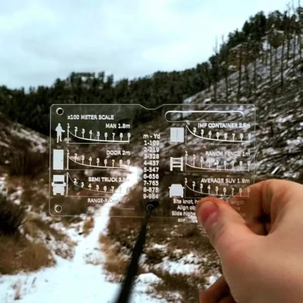 Outdoors Range Finder Card Ran - огляд і ціна Hunting Outdoors Card