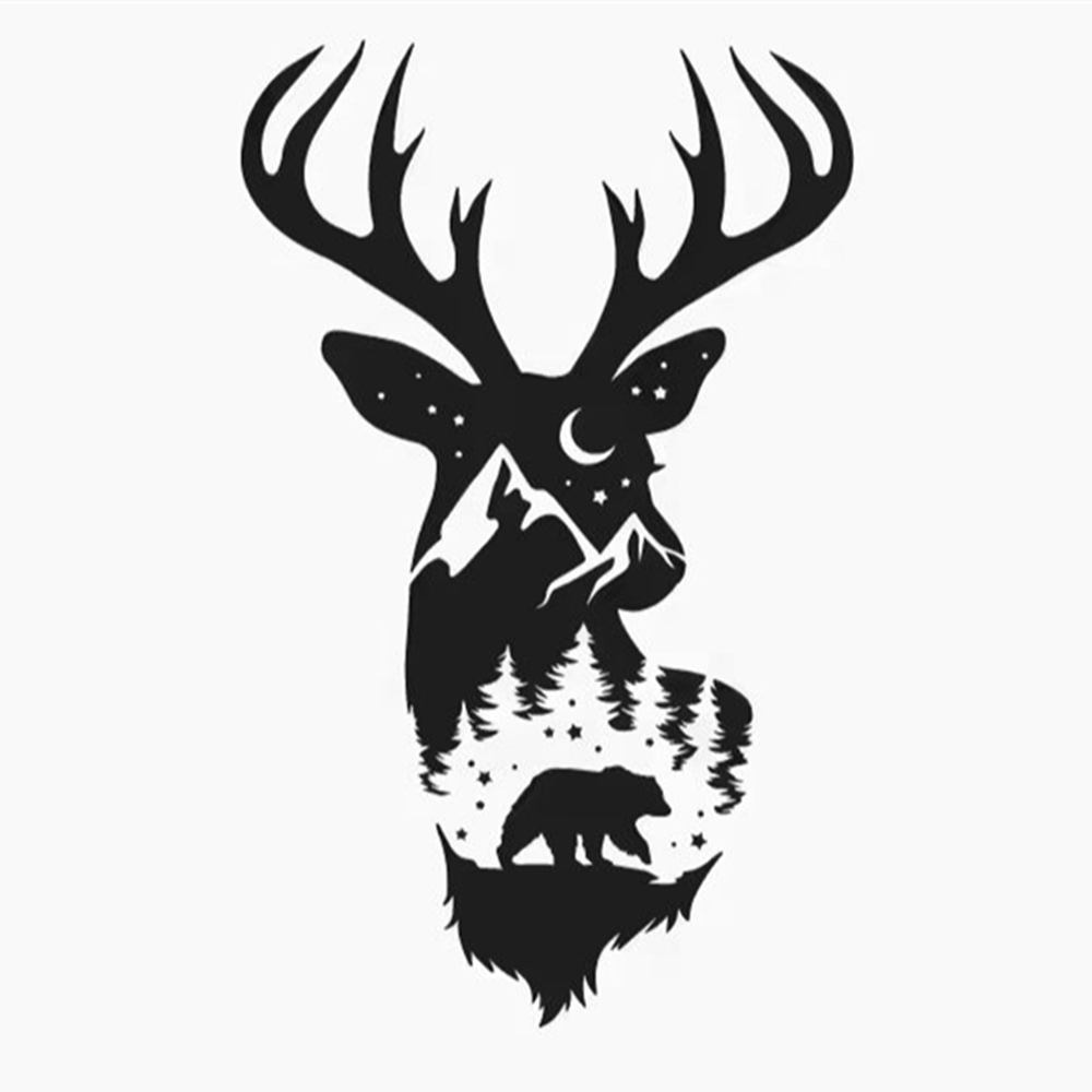Deer Head Bear Mountain Forest - огляд і ціна Hunting And Camping In Forest
