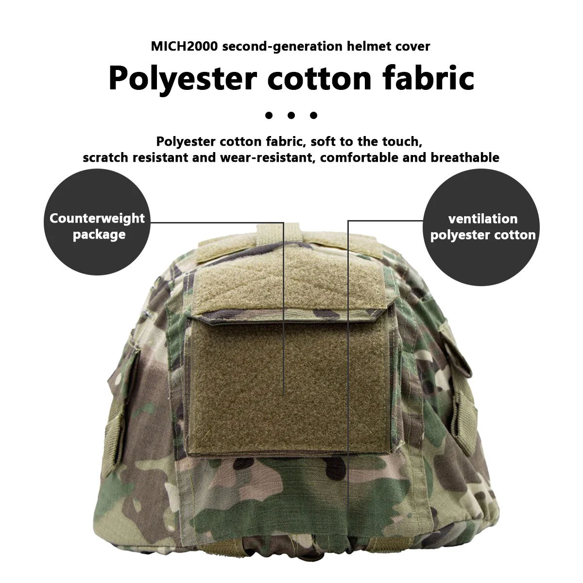 Helmet Camouflage Cover For MI - огляд і ціна Hunting Outdoor Shop