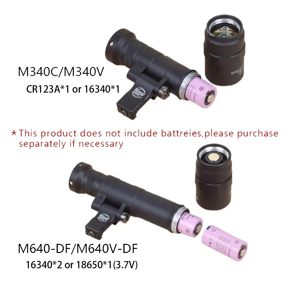 Surefir M600 M340 DF M640 SF F - огляд і ціна Hunting Outdoor Shop