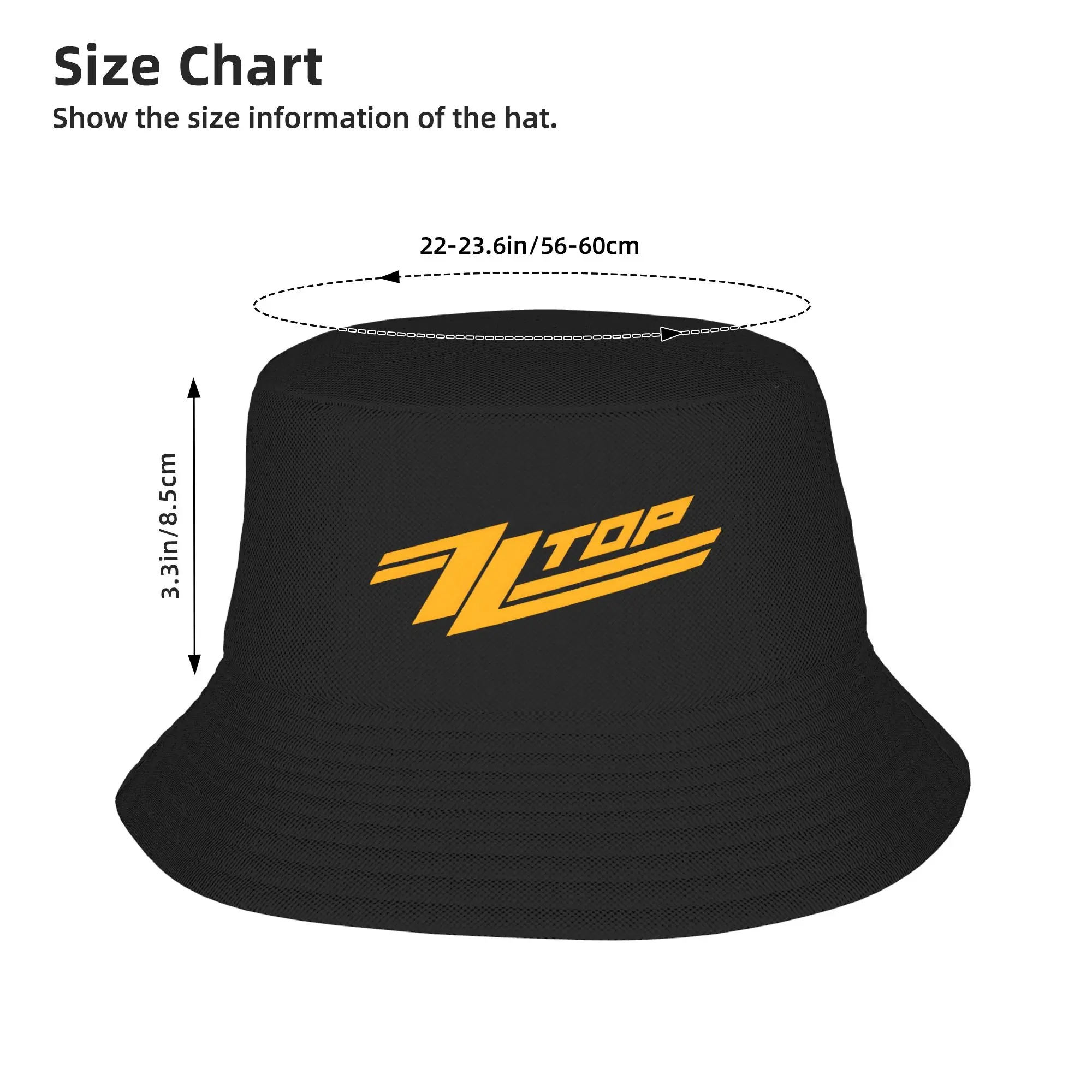 New ZZ Top Logo Bucket Hat  St - огляд і ціна Hunting Outdoor Logos